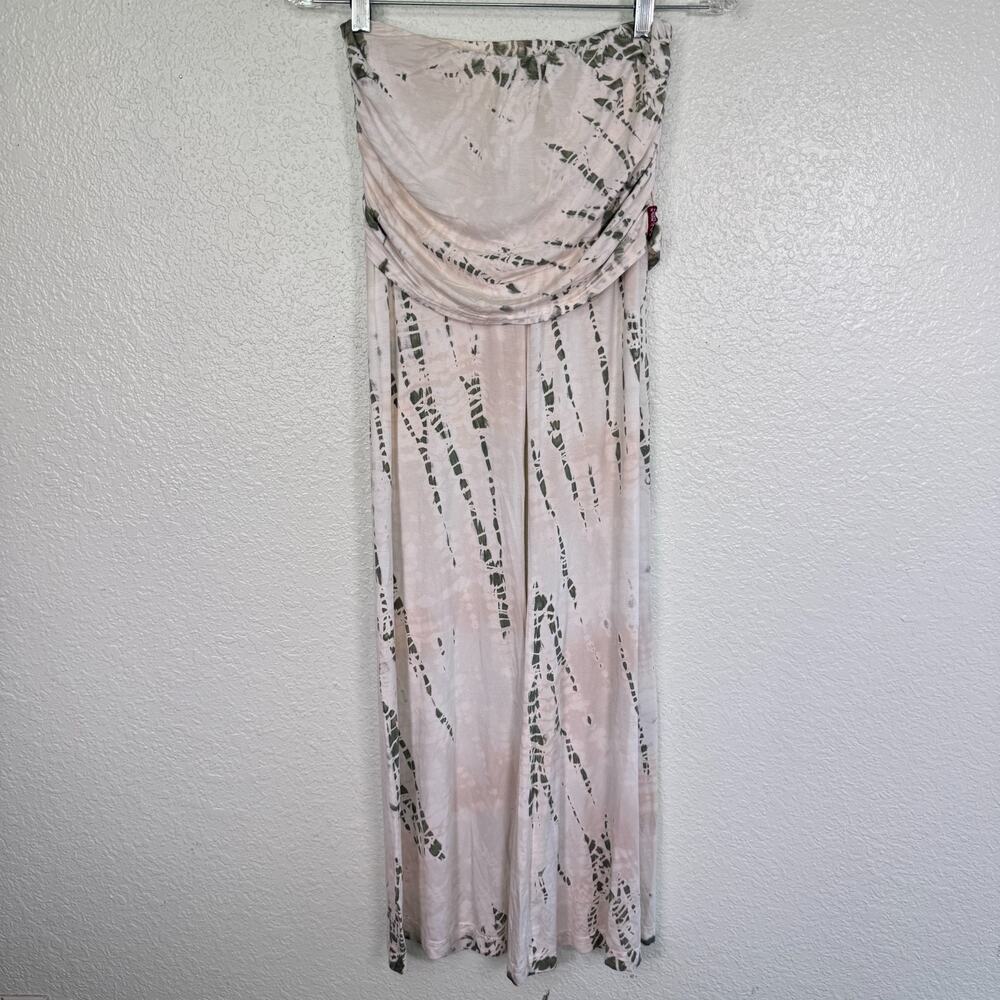 Hard Tail Forever Y2K Yoga Pants Womens XS Tie Dye Drape Fold Over Flare Lounge